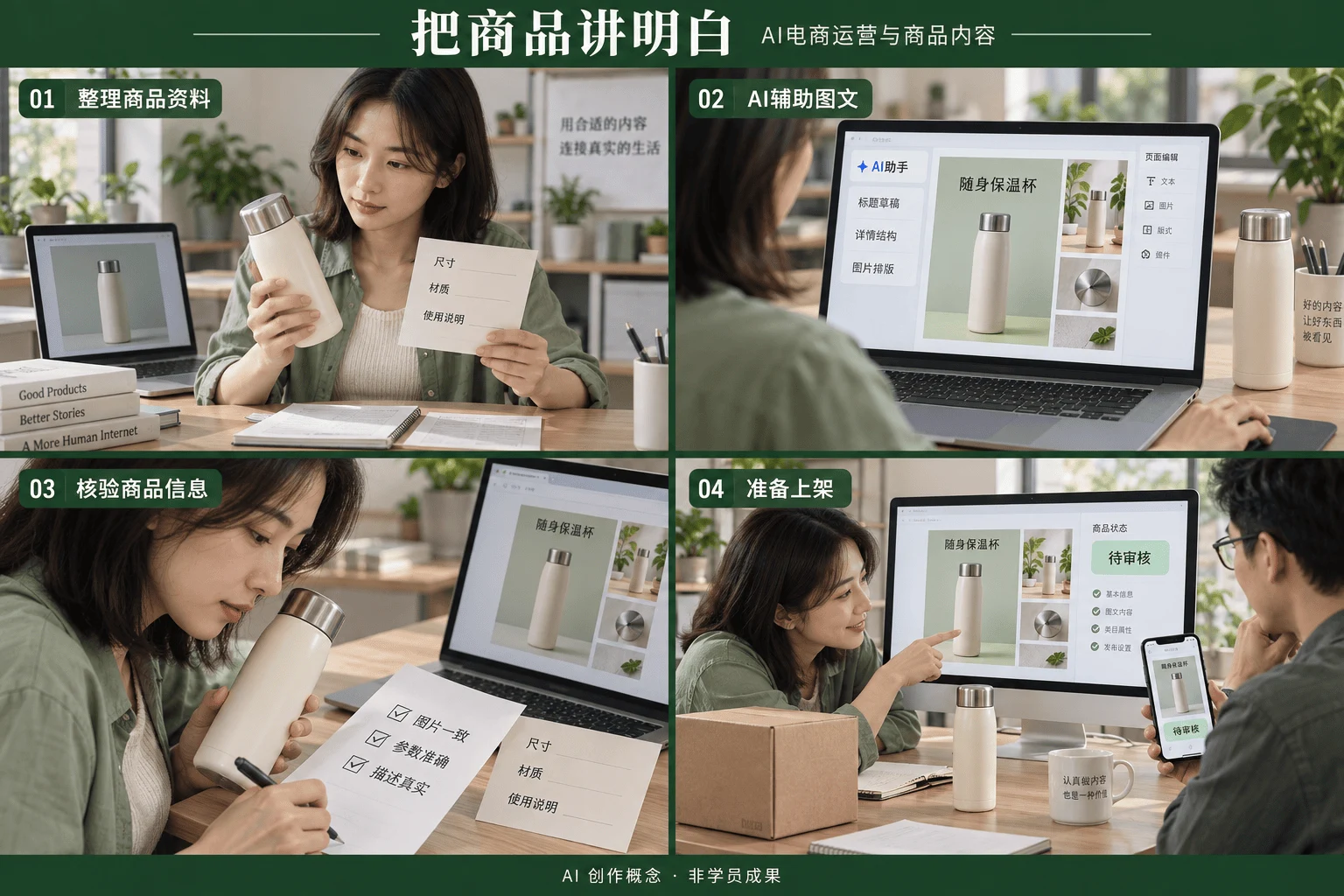AI 工作流、RPA 与智能体培训创作方向概念配图
